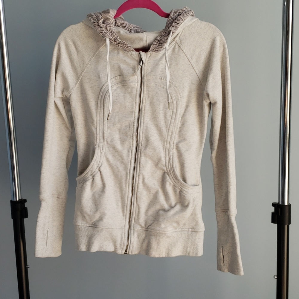 Lululemon stretch cotton terry zip up hoodie